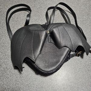 AZA Black Bat Wing Women Bag